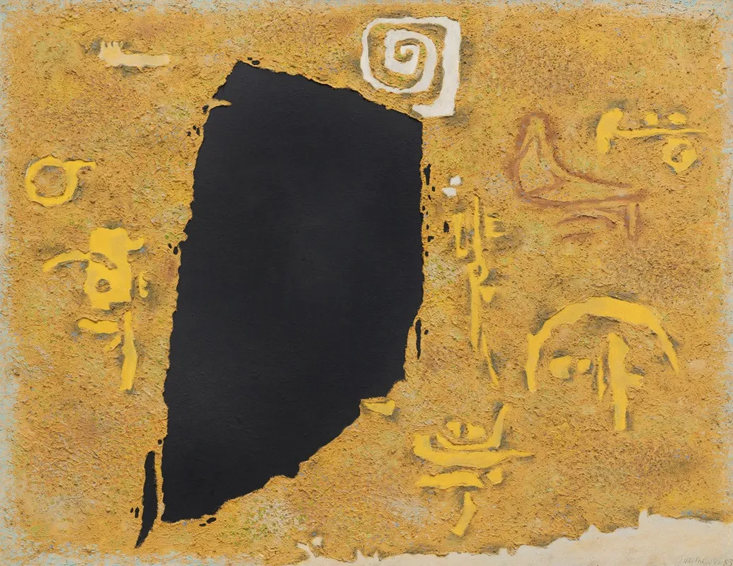 Mit Spirale Auf Gelb