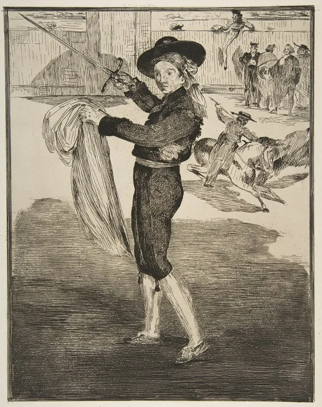 Mlle Victorine In The Costume Of An Espada