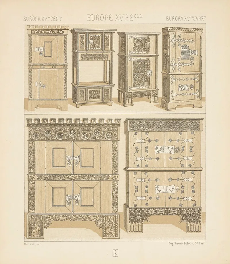 Mobilier Dapparat Armoires Coffres Forts Credences