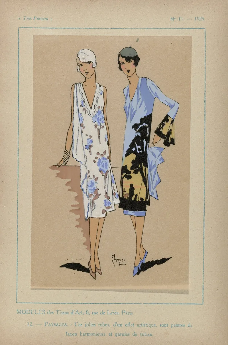 Modeles Des Tissus Dart Paysages