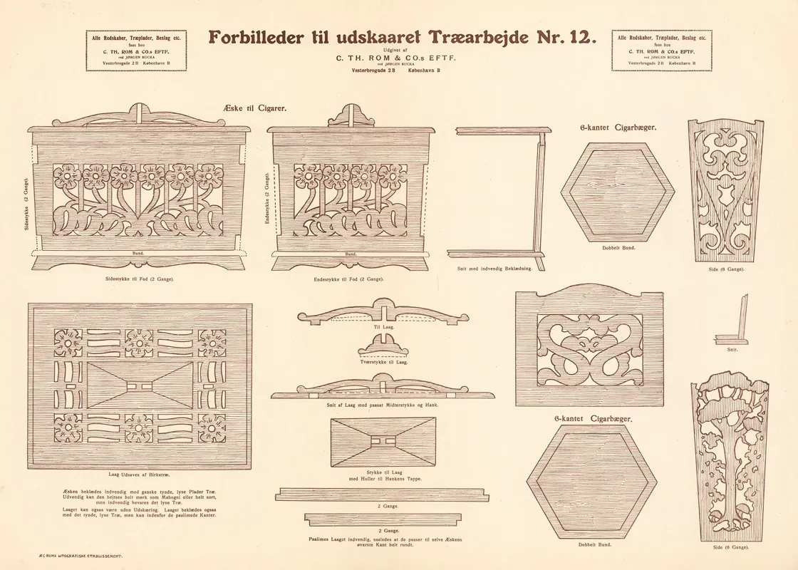 Models For Carved Woodwork Pl 12