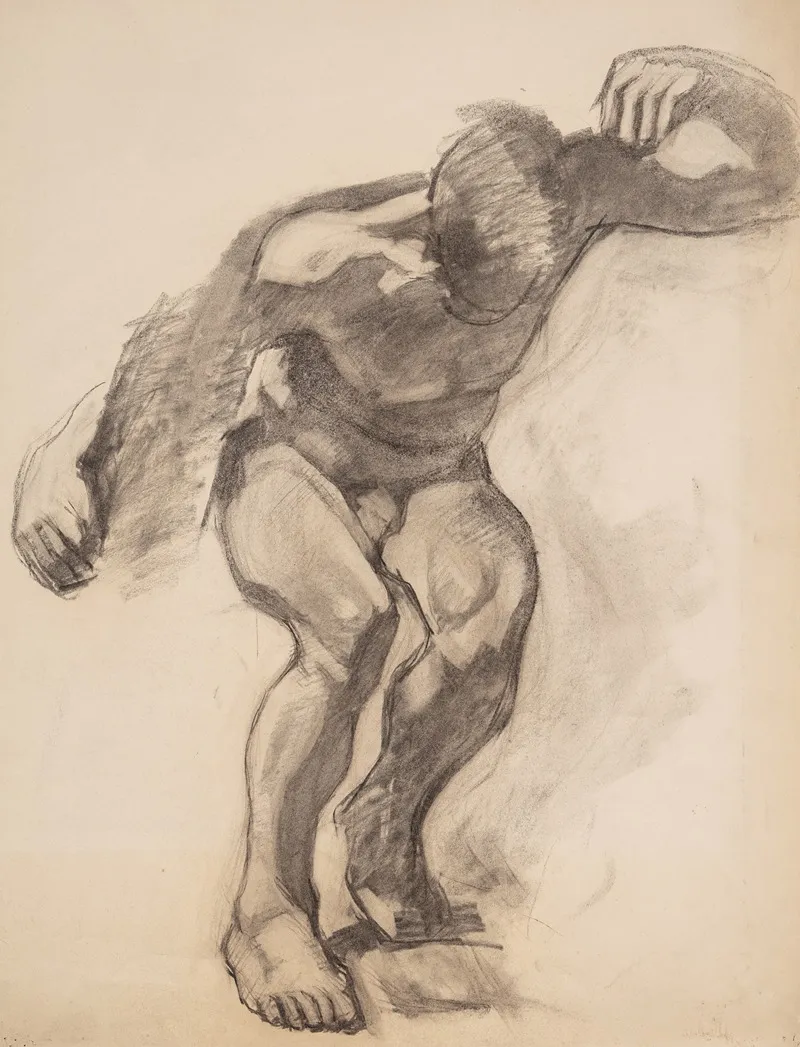 Modelstudie Foroverbojet Model Set Forfra