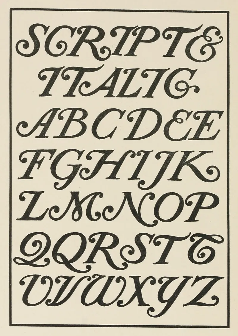 Modern American Script 2