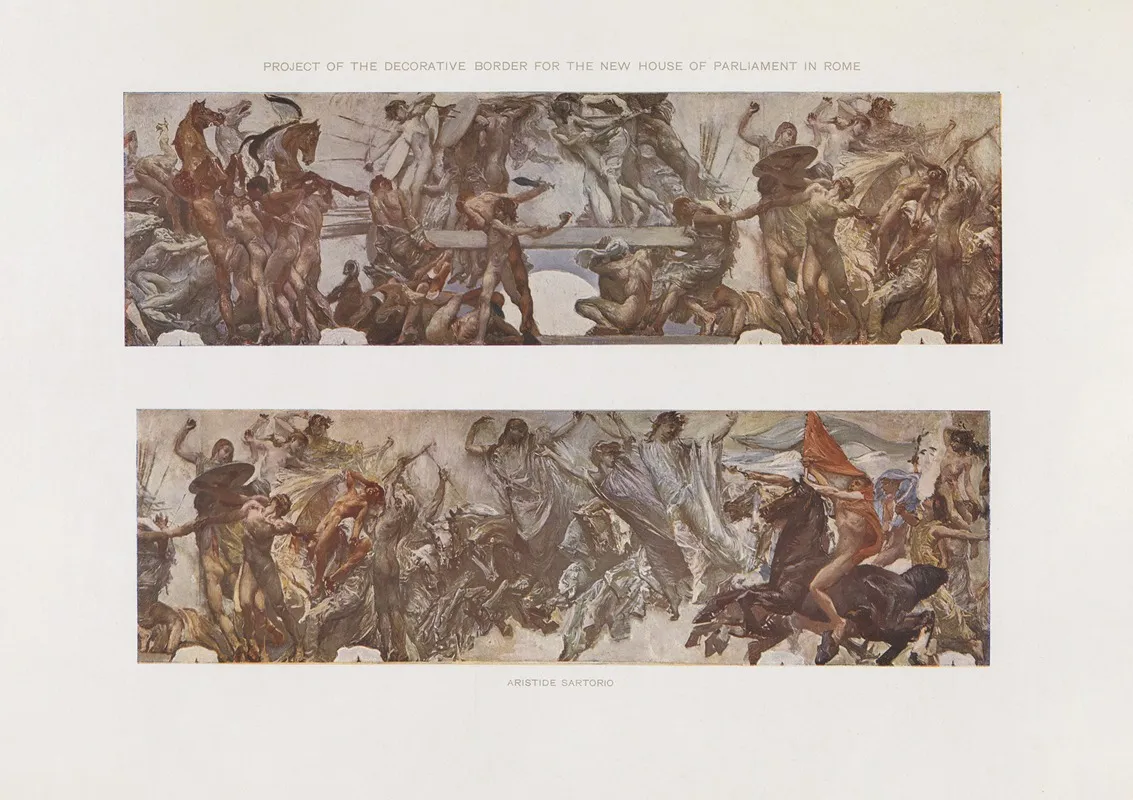 Modern Decorative Art Vol I Pl 34 by Paul Wenzel (Publisher) - Canvas Print