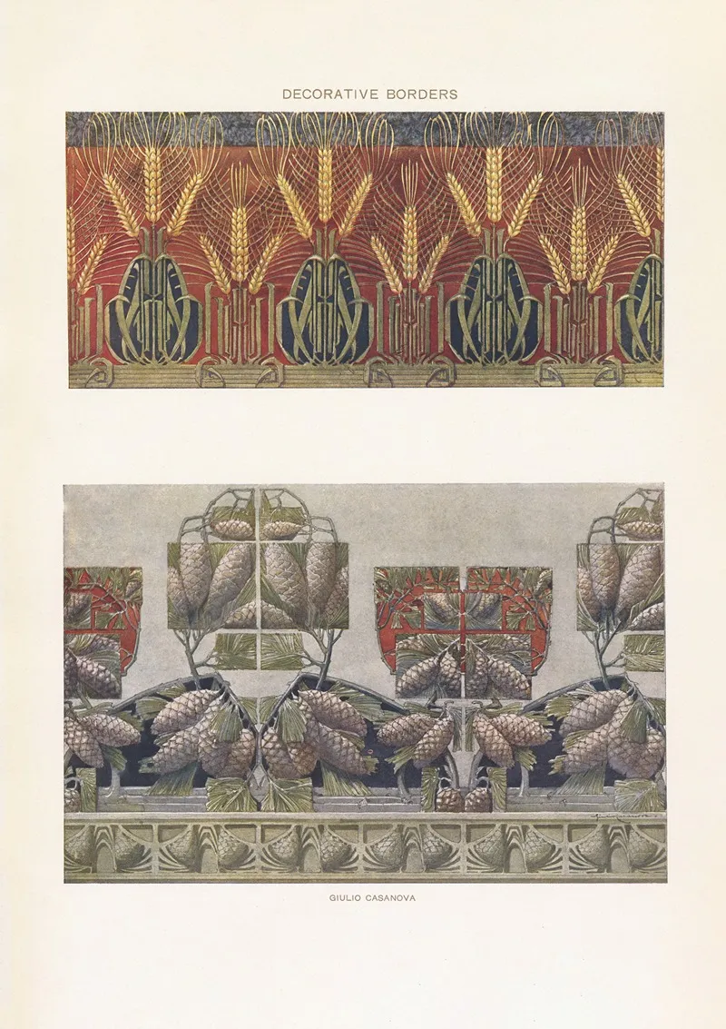 Modern Decorative Art Vol Ii Pl 14 by Paul Wenzel (Publisher) - Canvas Print