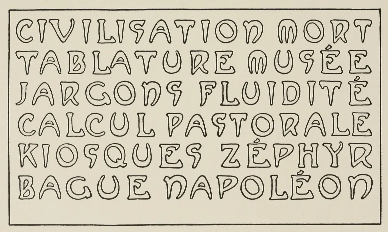 Modern French Capitals 2 by Frank Chouteau Brown - Canvas Print