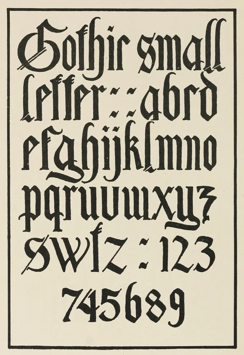 Modern German Blackletters