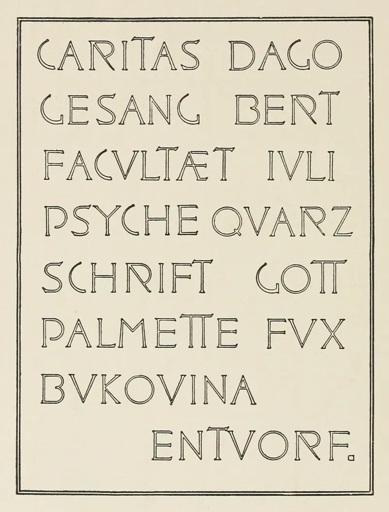 Modern German Capitals 2