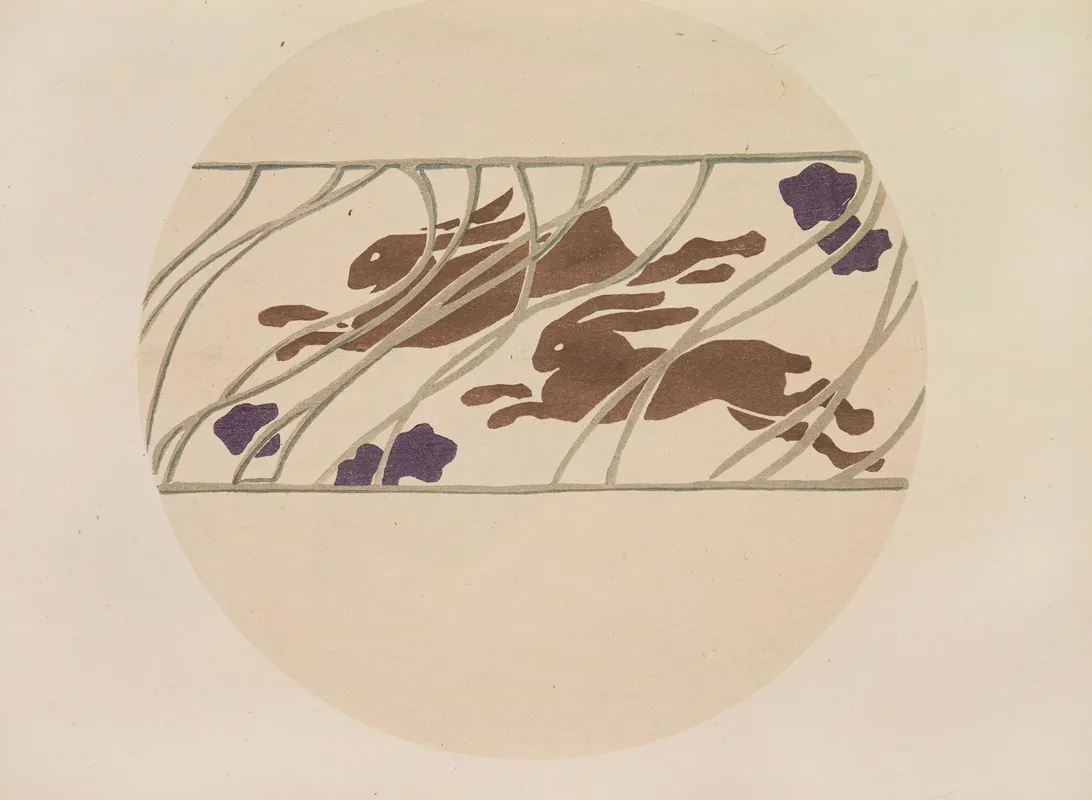 Mokugo Zuanshu Pl 11 by Asai Chū - Canvas Print