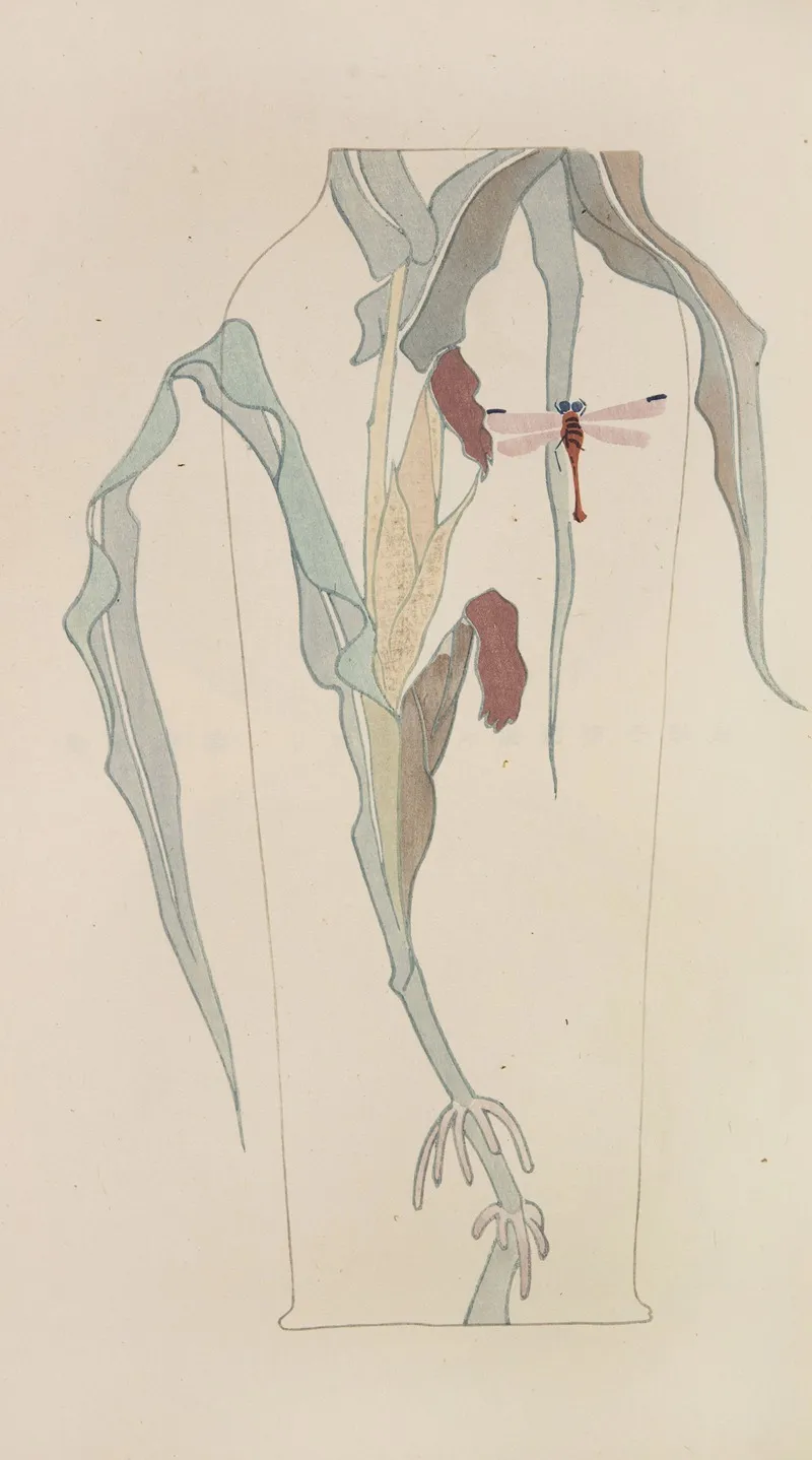 Mokugo Zuanshu Pl 14 by Asai Chū - Canvas Print