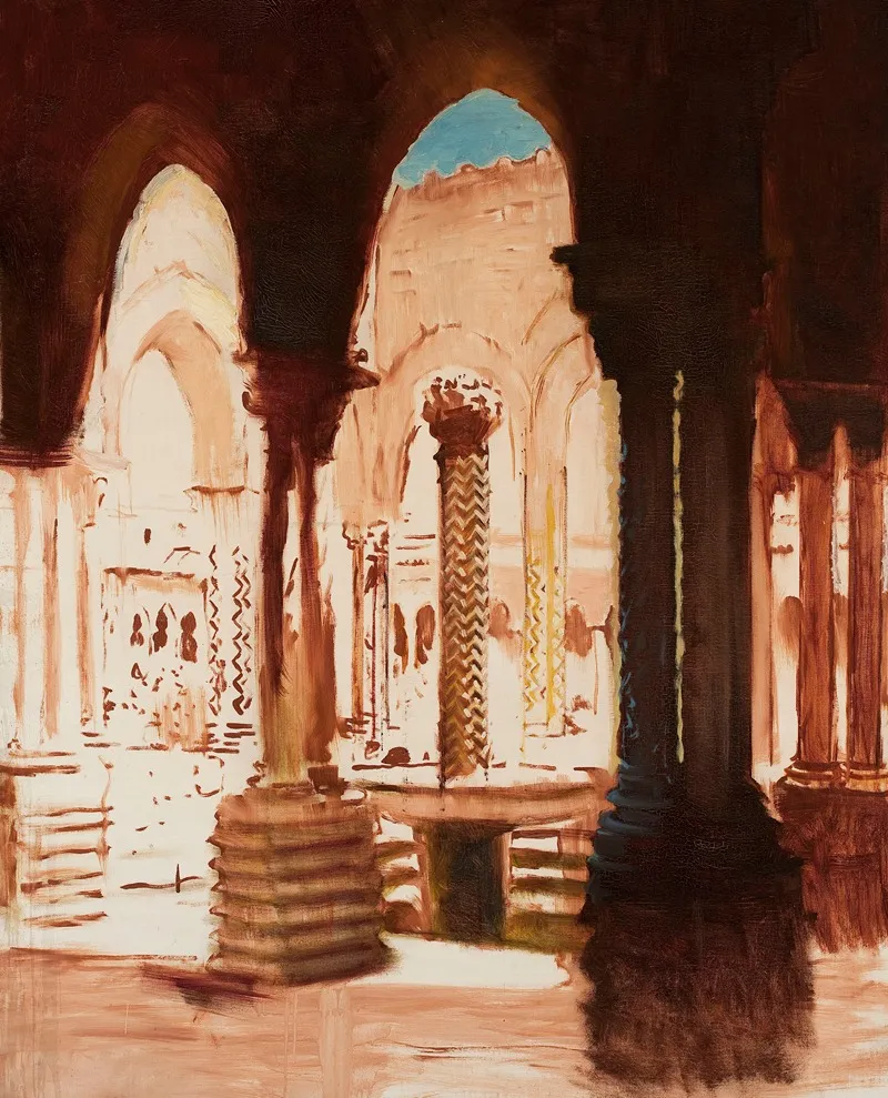 Monastery Courtyard In Monreale Palermo