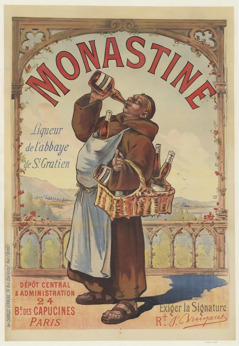 Monastine Liqueur De Labbaye De St Gratien