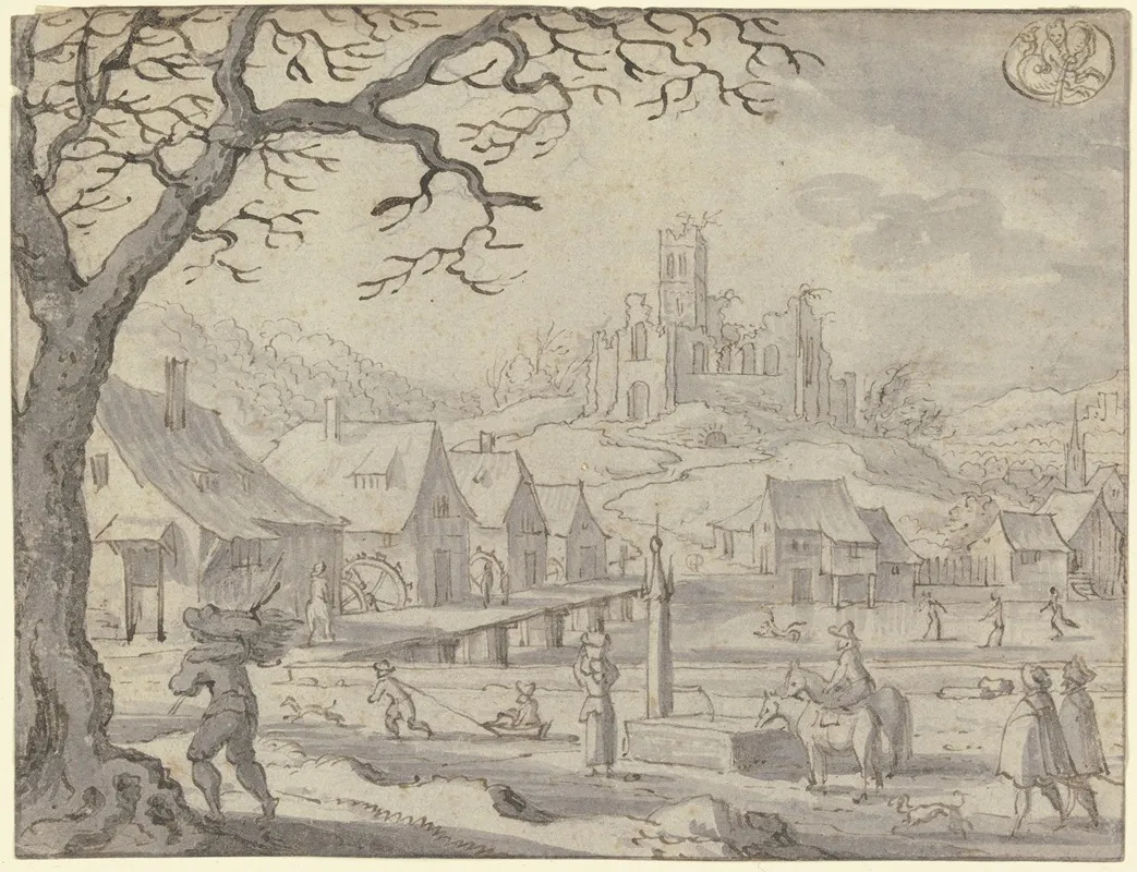Monatsbild Januar Oben Rechts Das Zeichen Des Wassermanns