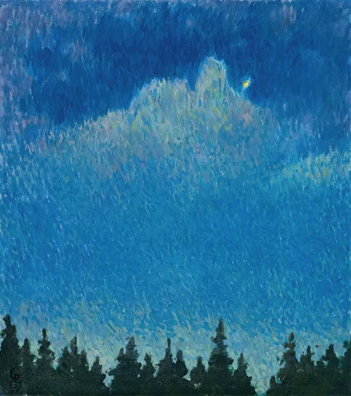 Mondschein by Giovanni Giacometti - Canvas Print