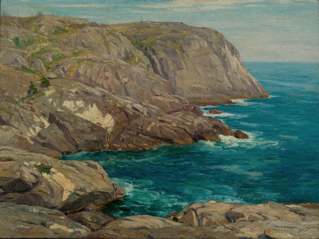 Monhegan Headlands by William S. Robinson - Canvas Print