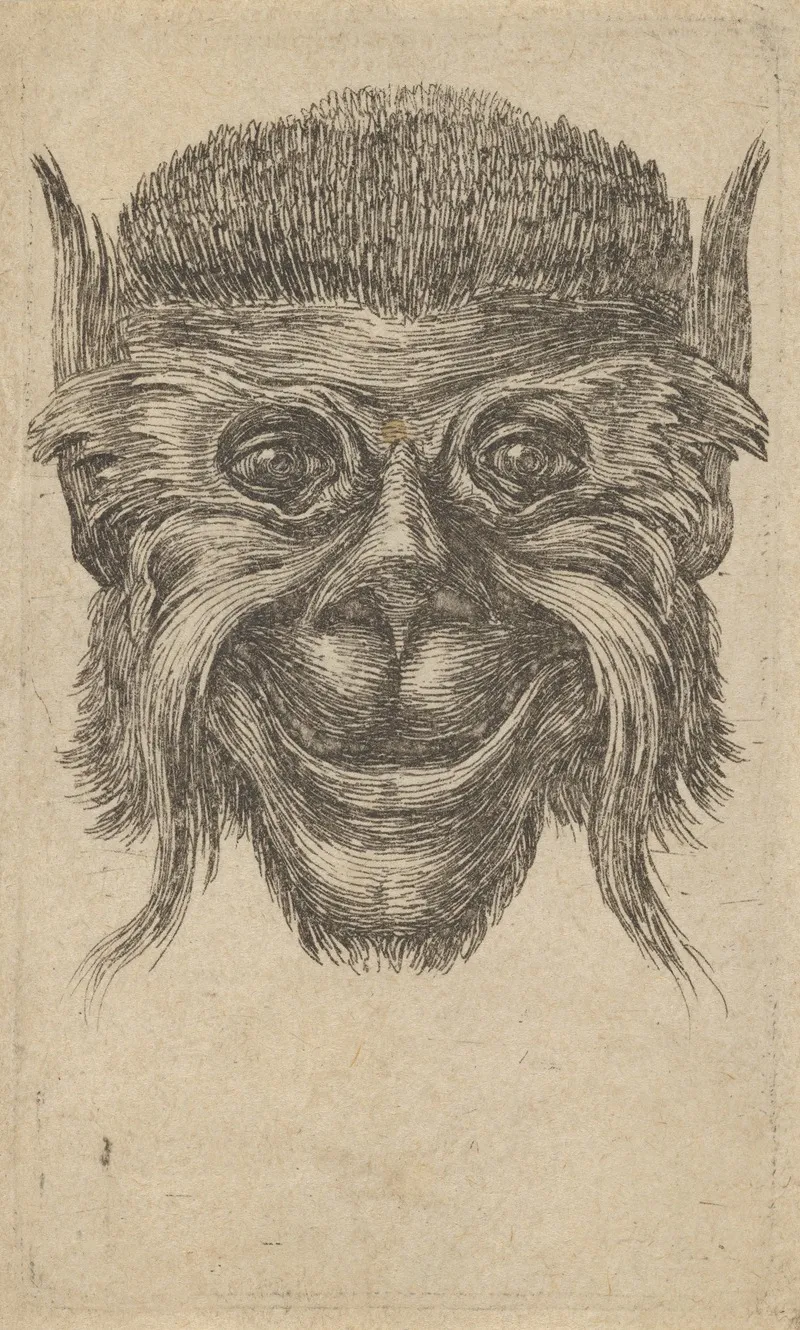 Monkey Mask by François Chauveau - Canvas Print