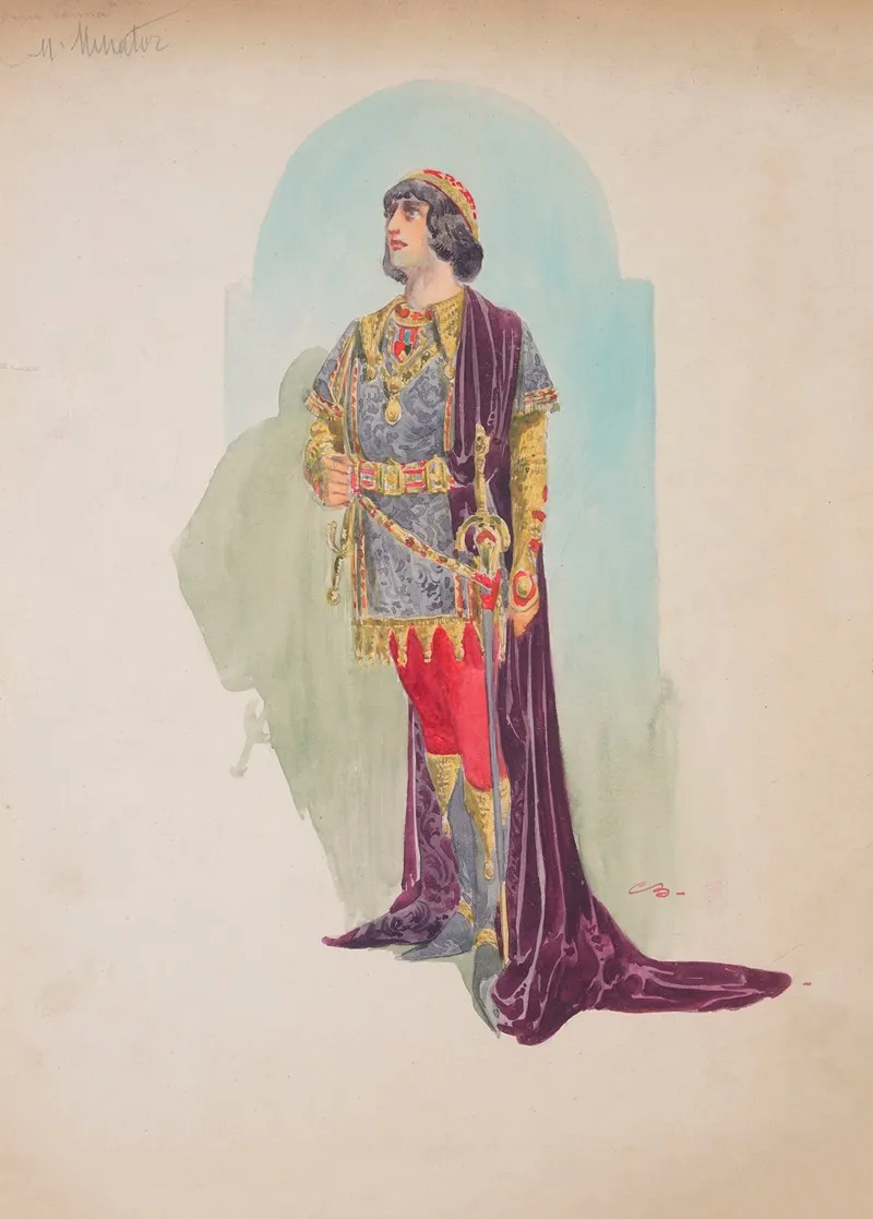 Monna Vanna by Charles Bétout - Canvas Print