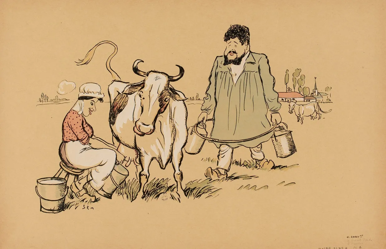 Monsieur Et Madame Henri De Rotschild En Paysans