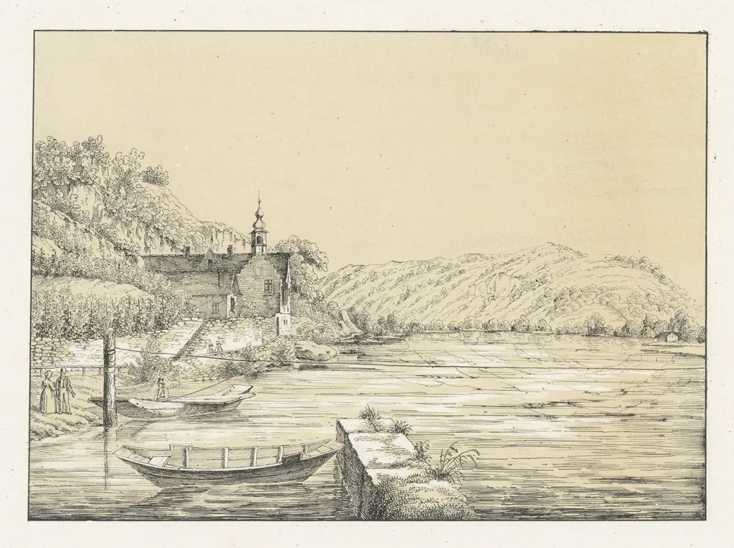 Monstein by Johann Friedrich Wagner - Canvas Print
