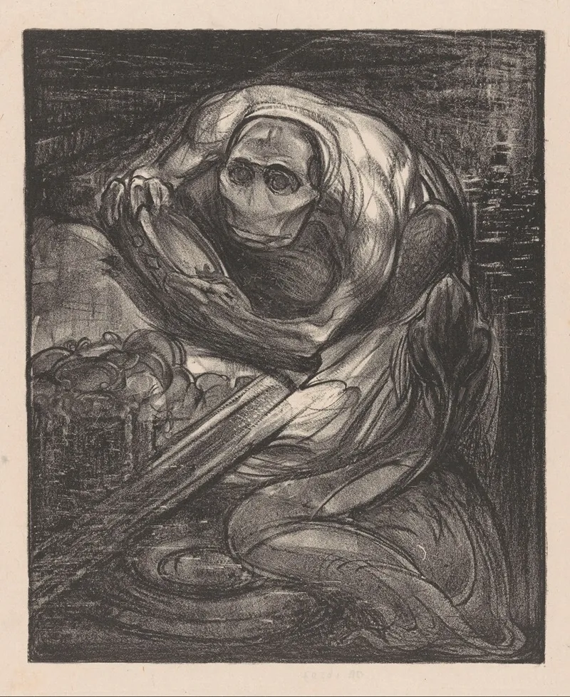 Monster Met Schaal by Johannes Josephus Aarts - Canvas Print