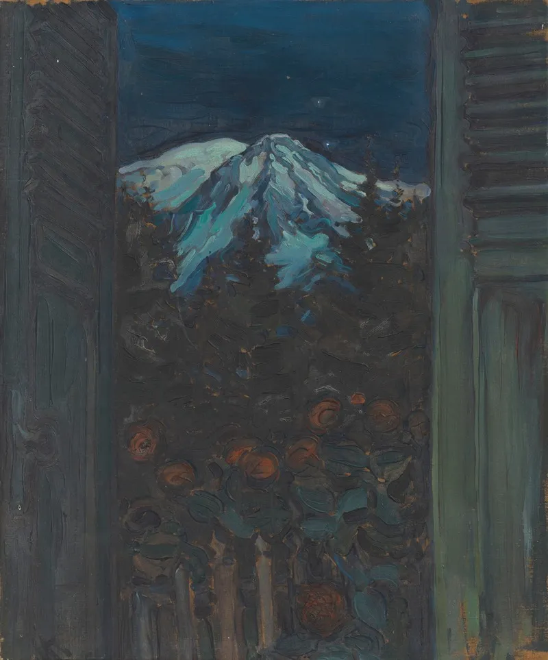 Mont Blanc At Night