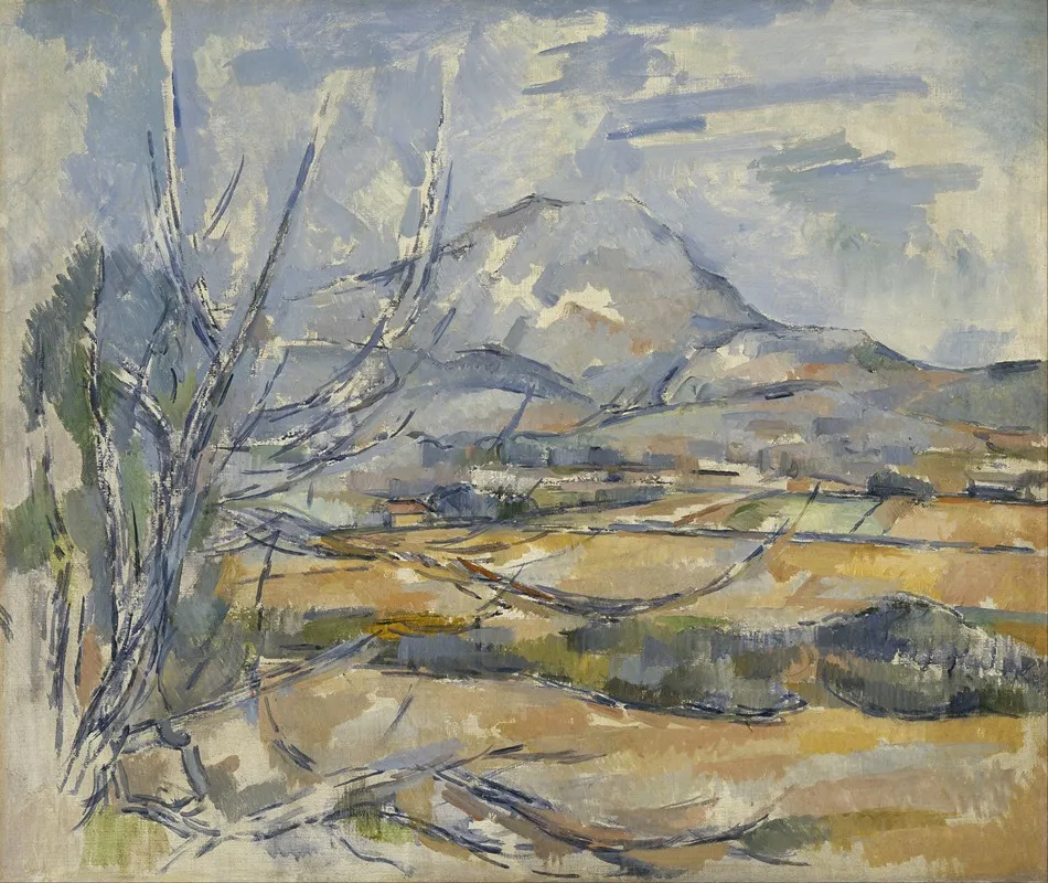 Montagne Sainte Victoire by Paul Cézanne - Canvas Print