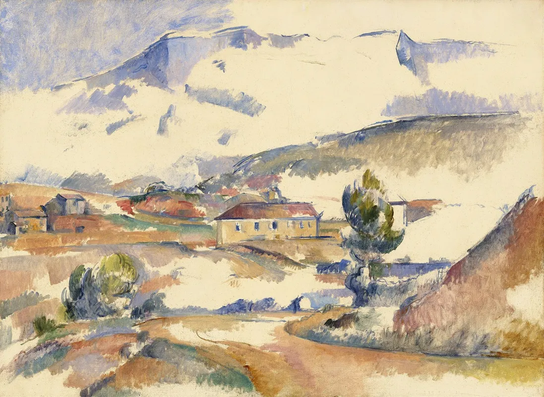 Montagne Sainte Victoirefrom Near Gardanne by Paul Cézanne - Canvas Print