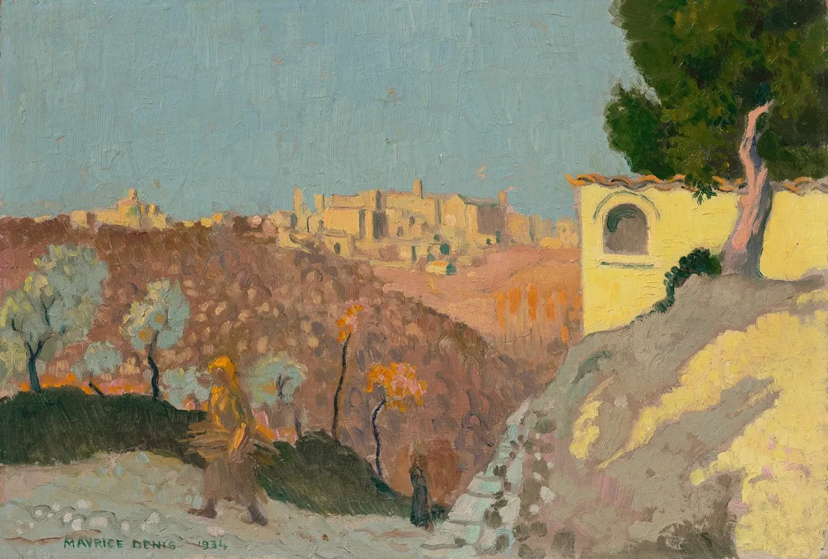 Montefalco by Maurice Denis - Canvas Print