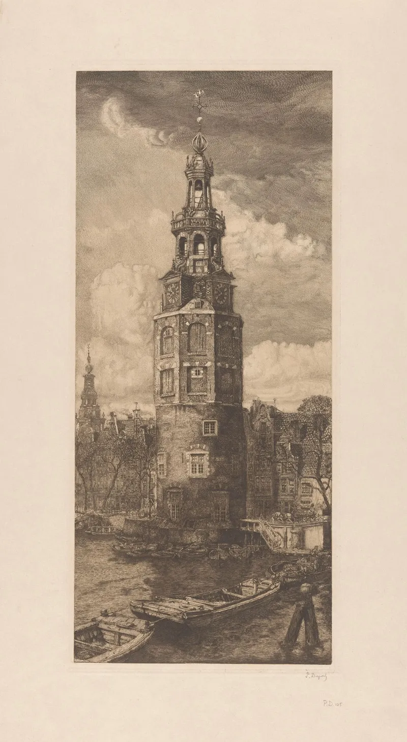Montelbaanstoren Aan De Oudeschans In Amsterdam