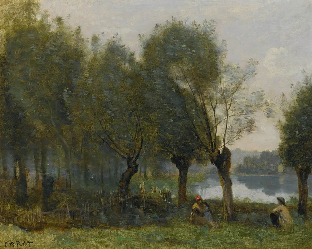 Montgeron Saulaie Au Bord De Leau
