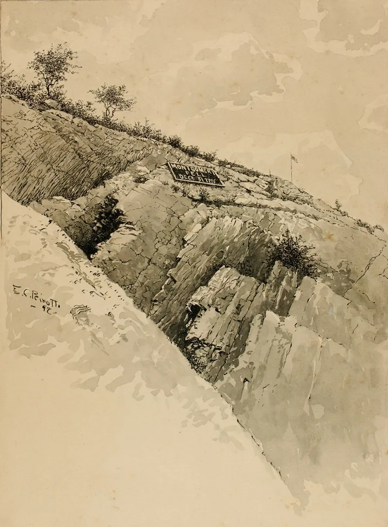 Montgomery Tombstone by Ernest Peixotto - Canvas Print