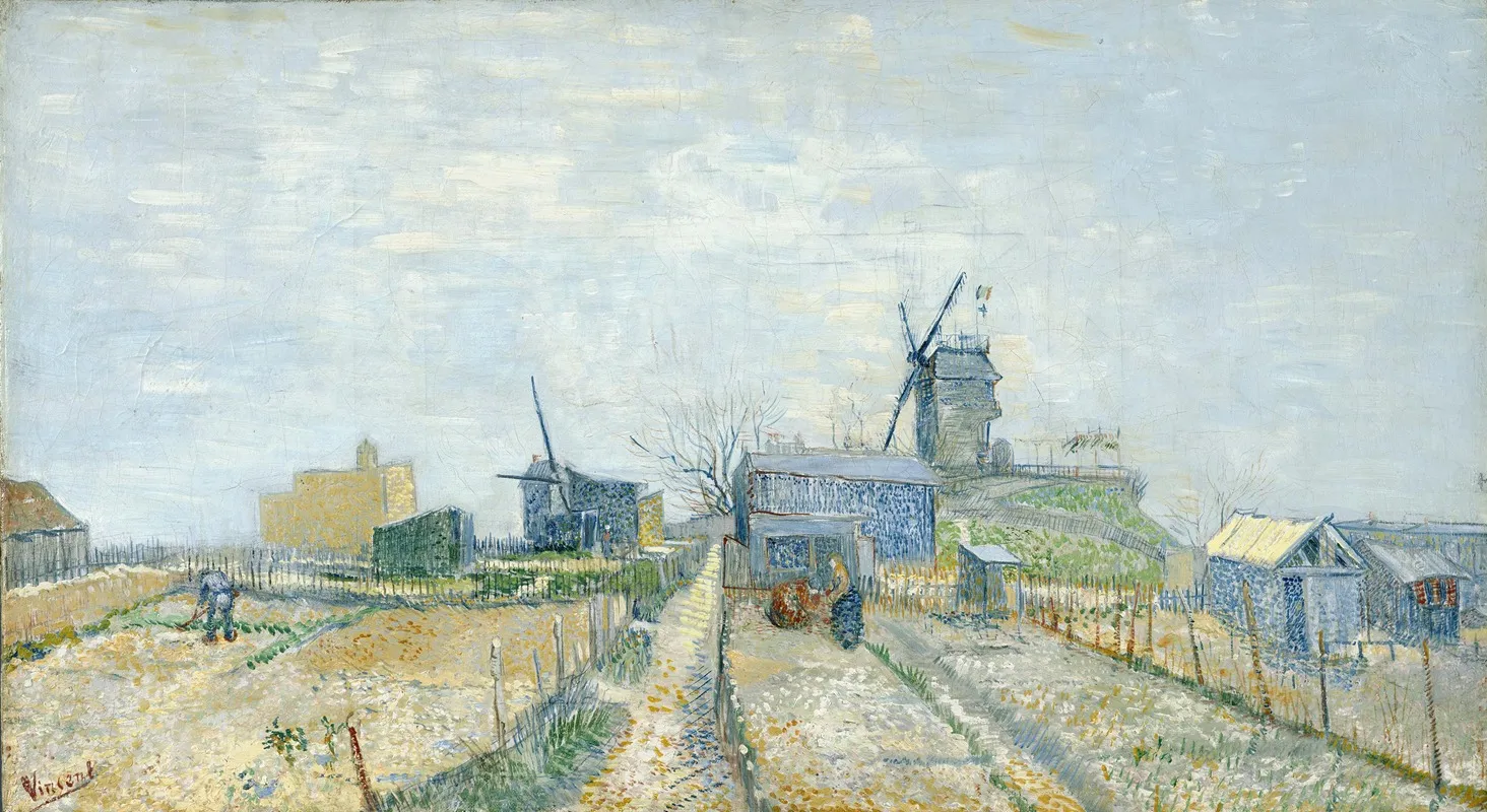 Montmartre Mills And Vegetable Gardens