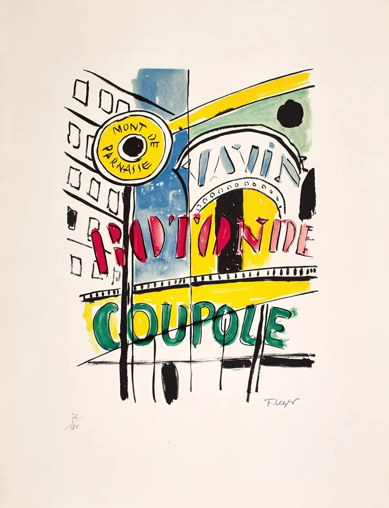 Montparnasse 2 by Fernand Léger - Canvas Print