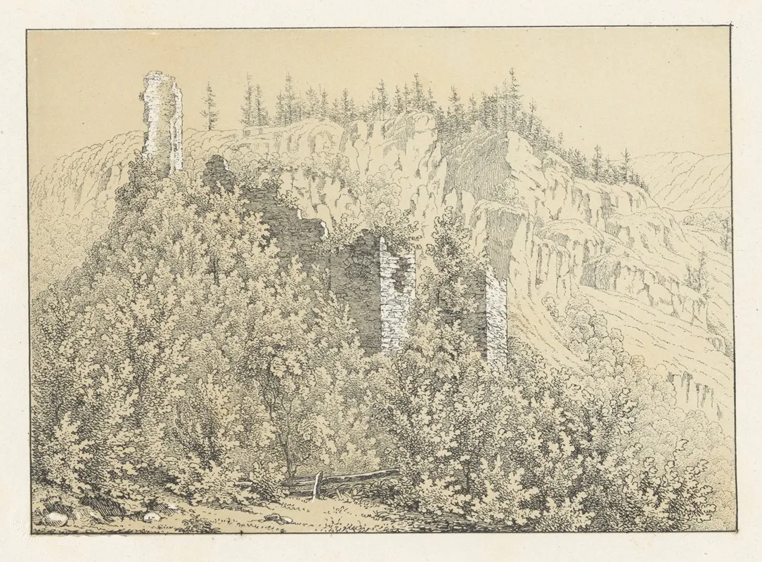 Montvoie by Johann Friedrich Wagner - Canvas Print