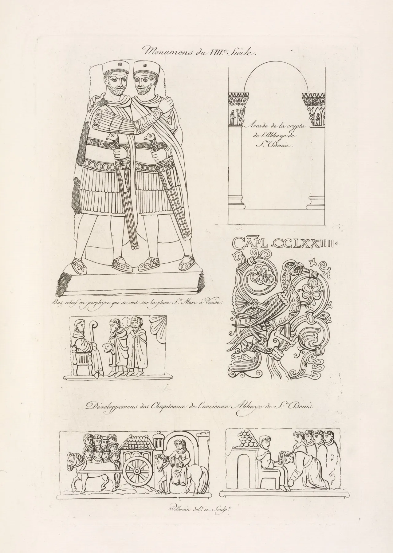 Monumens Du Viiie Siecle