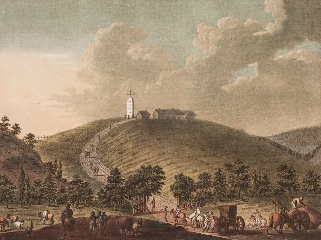 Monument A Strikklestad by Georg Haas - Canvas Print