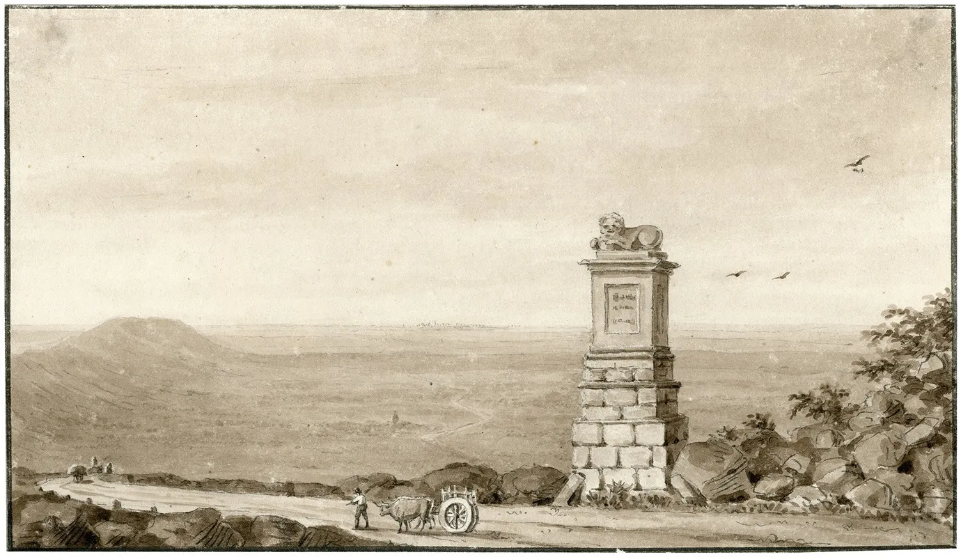 Monument Op De Gouadarama by Otto Howen - Canvas Print