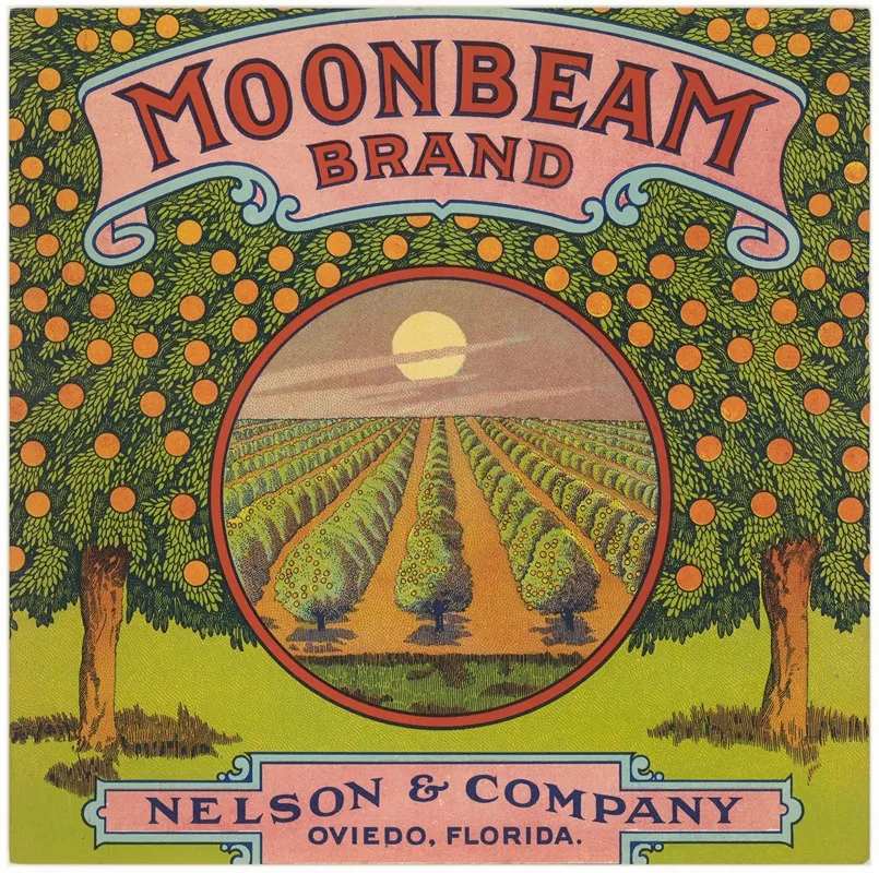 Moonbeam Brand Citrus Label 3