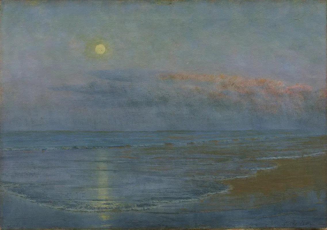 Moonrise 11 by Thomas Alexander Harrison - Canvas Print