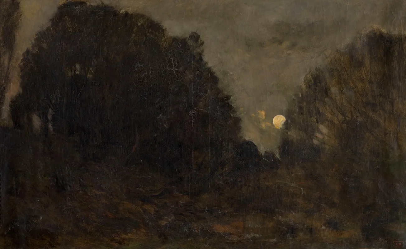Moonrise At Barbizon