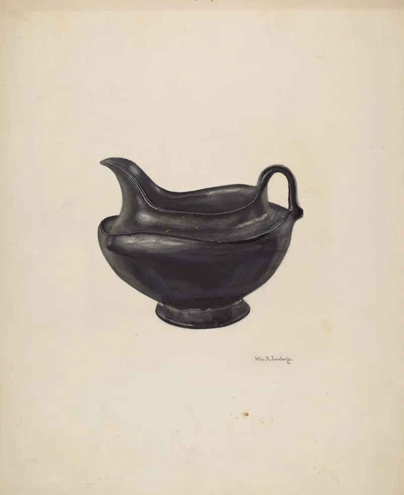 Moravian Pitcher 2 by William Ludwig - Canvas Print