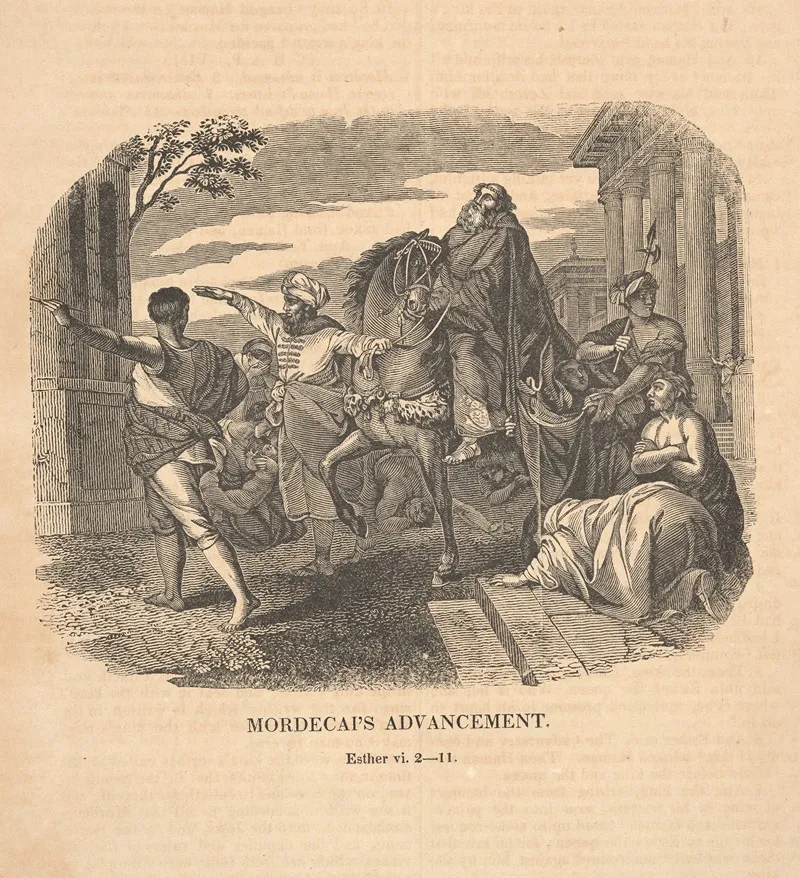 Mordecais Advancement by Alexander Anderson - Canvas Print