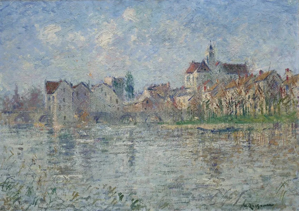 Moret Sur Loing 2 by Gustave Loiseau - Canvas Print
