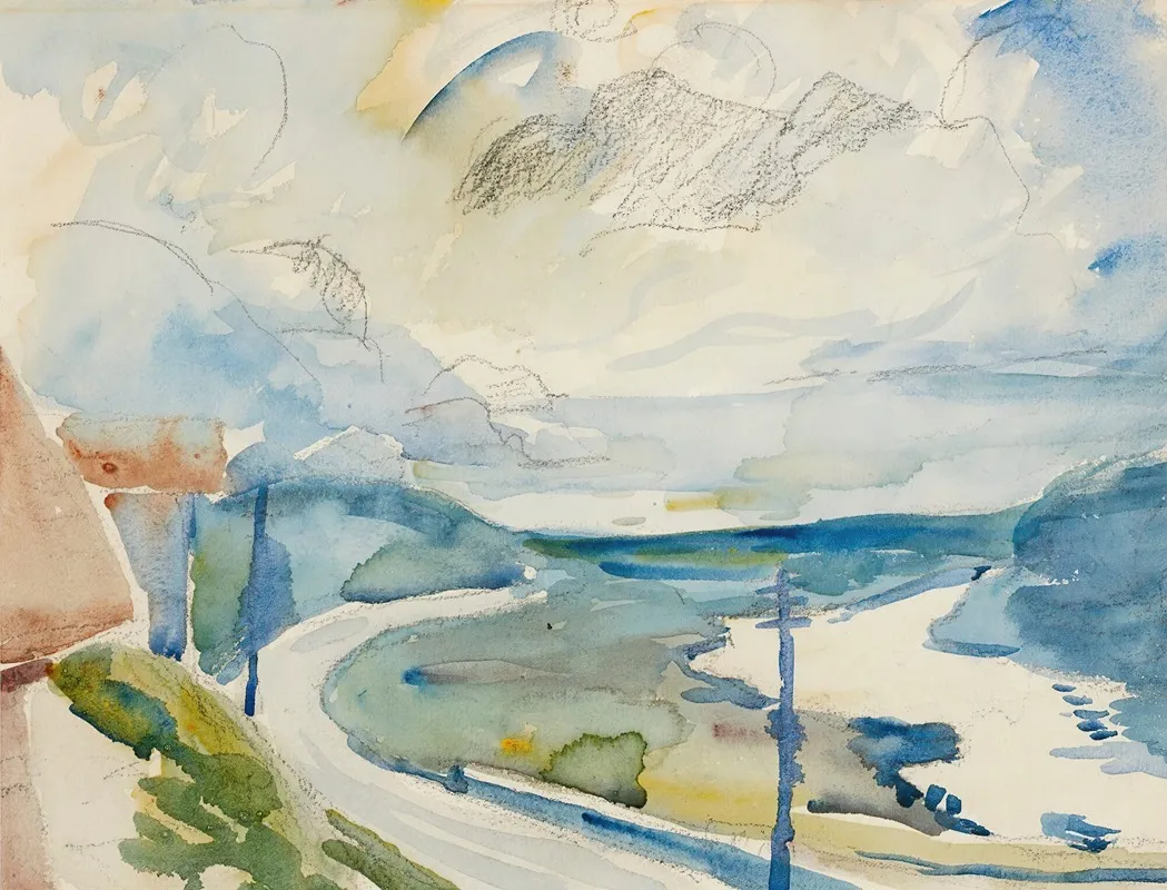 Morgen Bei Maloja by Giovanni Giacometti - Canvas Print