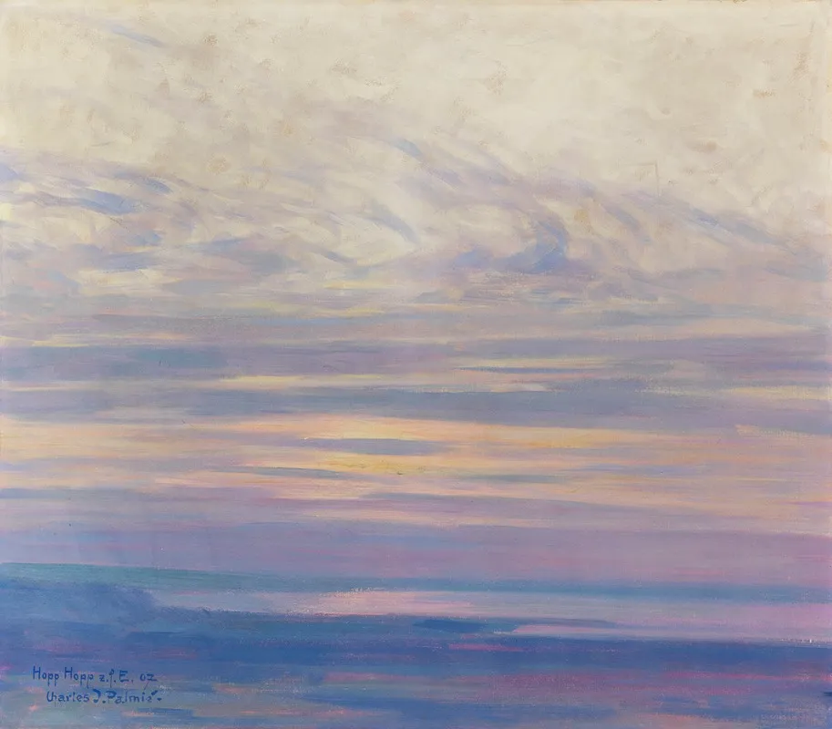Morgenstimmung Am Bodensee by Charles Johann Palmié - Canvas Print