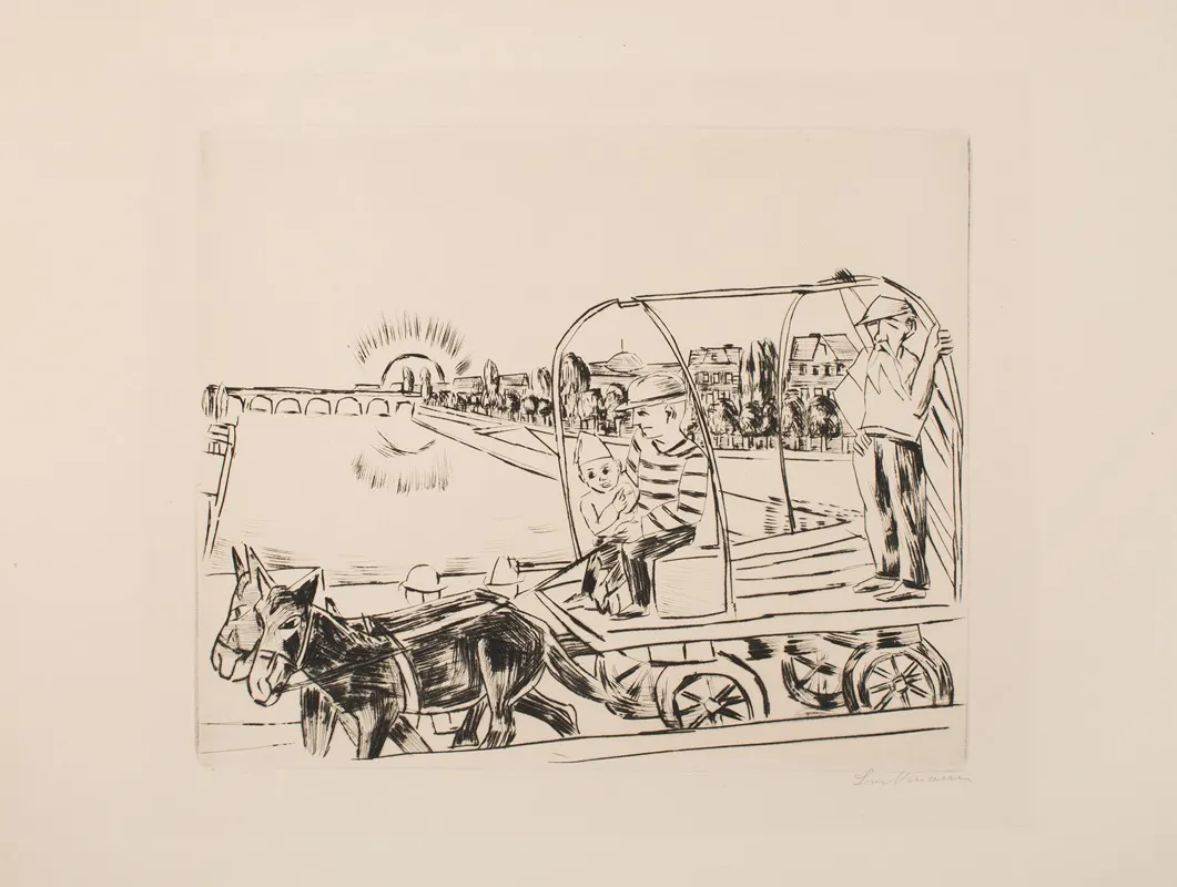 Morning 18 by Max Beckmann - Canvas Print