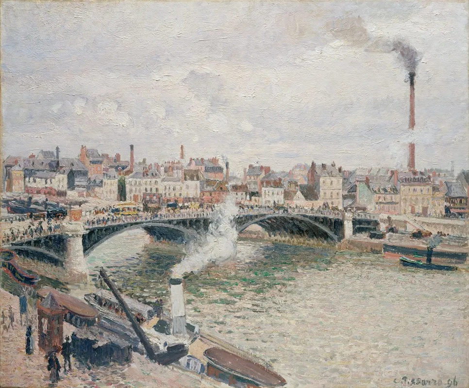 Morning An Overcast Day Rouen