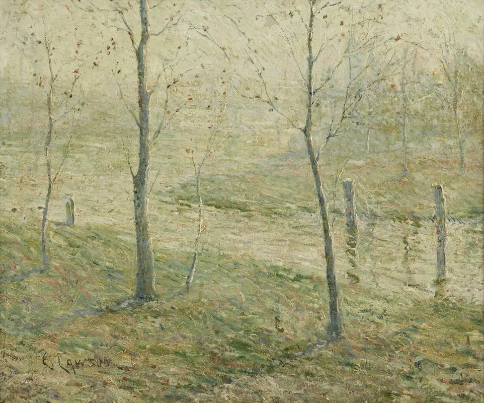 Morning Mist by Ernest Lawson - Canvas Print