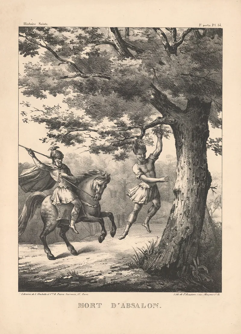 Mort Dabsalon by P. Bineteau - Canvas Print