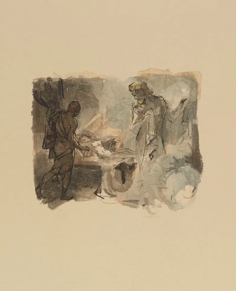 Mort Dalceste by Jules Chadel - Canvas Print